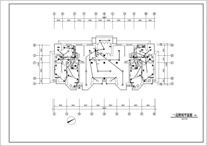 教工住宅电气设计方案及施工全套CAD图纸_图1