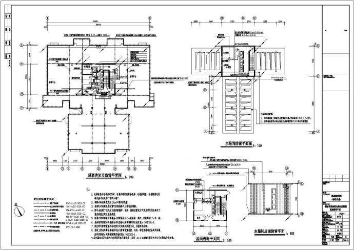 某住宅楼建筑全套电气cad施工设计图_图1