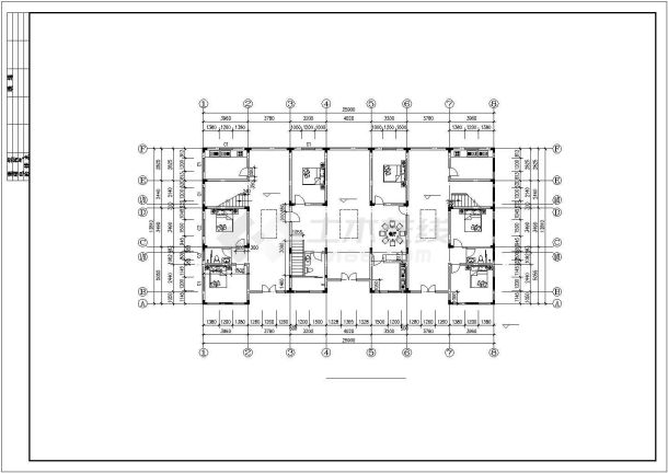 某大城市现代农村客家民居楼建筑施工图纸-图一