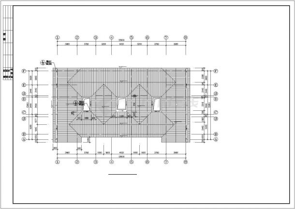 某大城市现代农村客家民居楼建筑施工图纸-图二