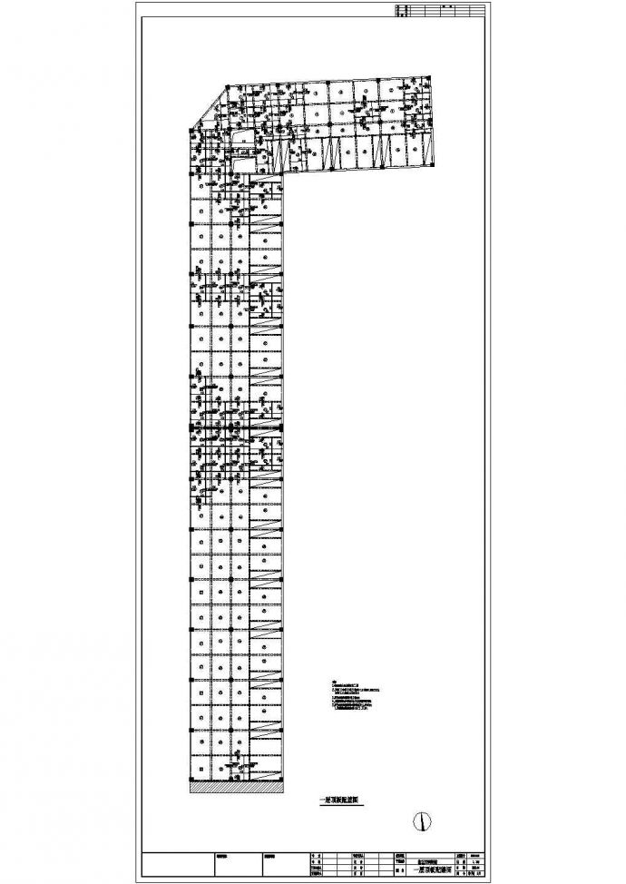 两层框架商铺梁板柱结构施工图（节点详细）_图1