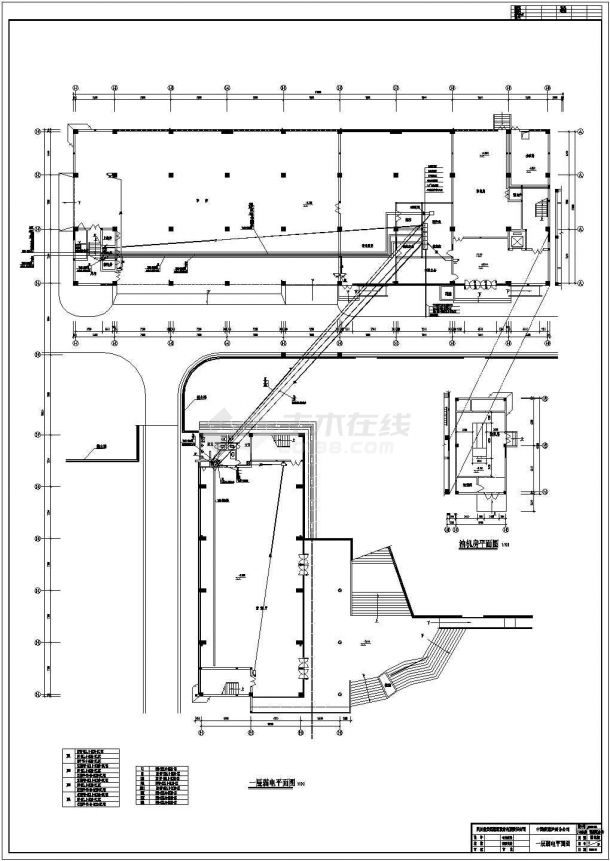 某6层通信公司综合楼电气设计施工图-图一