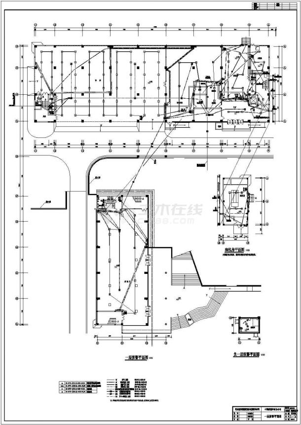 某6层通信公司综合楼电气设计施工图-图二