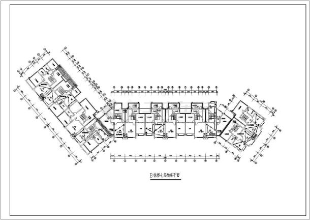 某地区多层住宅电气CAD设计施工图-图一