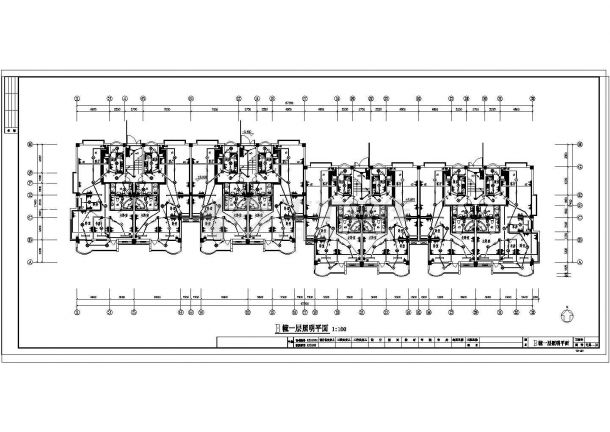 某地多层住宅电气CAD全设计施工图-图二