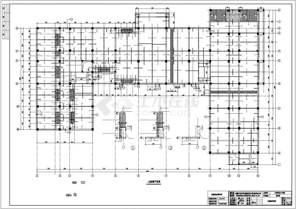 某地详细实用的卫生院三层综合楼建筑结构施工图-图二