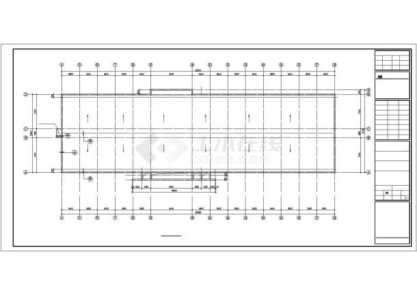 某地二层钢结构办公楼建筑施工图（含装饰图纸）-图一