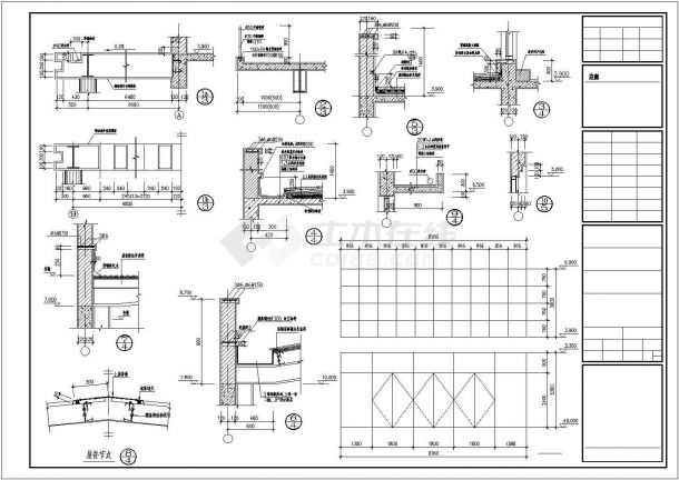 某地二层钢结构办公楼建筑施工图（含装饰图纸）-图二