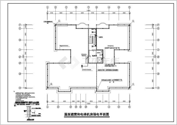 某小高层住宅电气设计方案全套CAD图纸-图二