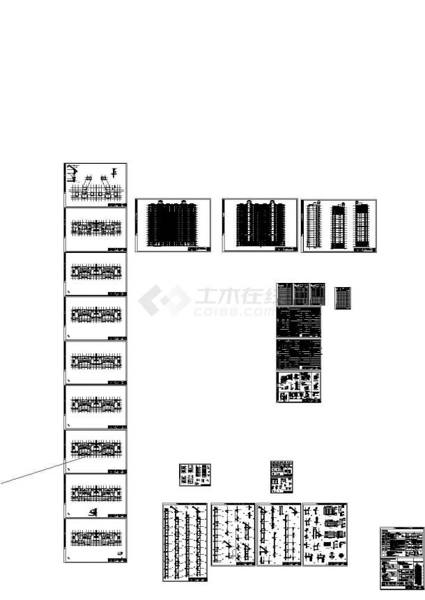 [广东]18层剪力墙结构住宅楼建筑结构设计施工图-图一