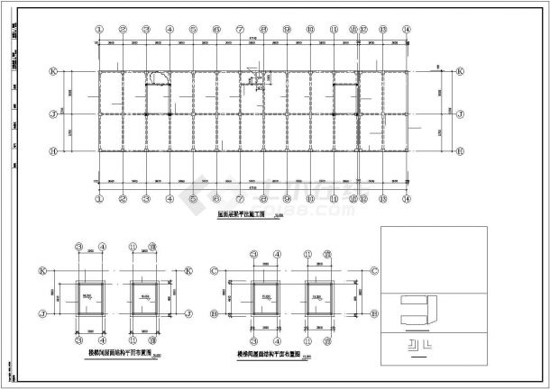 某贸易中心建筑钢结构详细设计图纸-图二