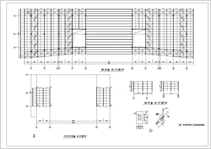 某钢结构多层教学楼建筑详细设计图纸_图1