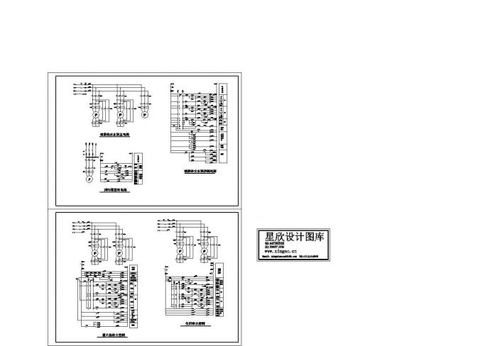 建筑室内泵房电气控制图_图1