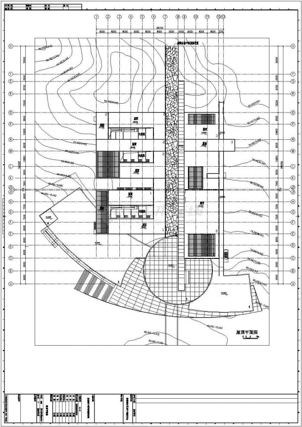 28000平方米景德镇陶瓷博物馆平面方案图纸-图一