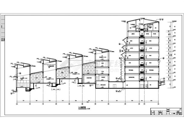商住楼房间建筑结构施工全套方案设计图-图二