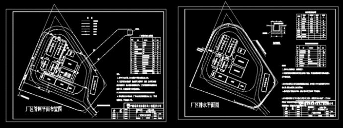 纳付堡供水工程之——纳付堡水厂管道平面_图1