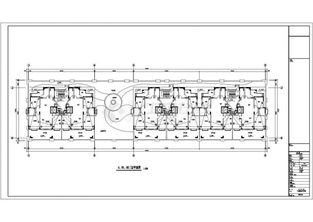 某小区高层部分电气设计方案全套CAD详图-图二
