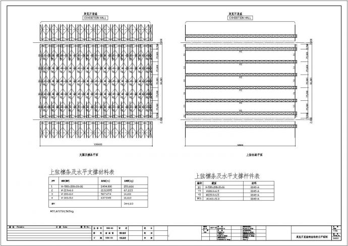 某国际会议展览中心张弦结构设计图_图1