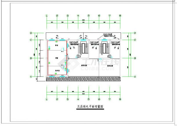 私人住宅电气设计方案及施工全套CAD图纸-图一