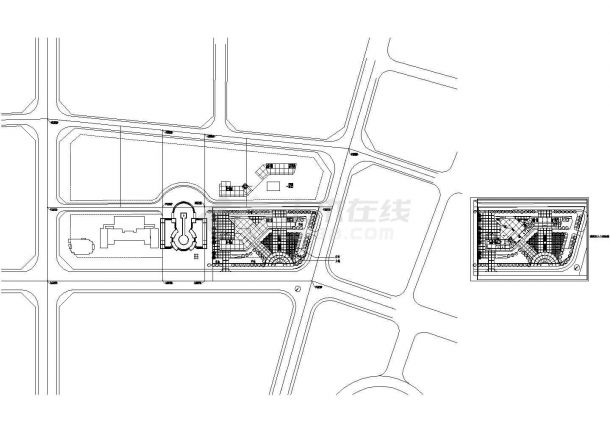 惠州市规划建设服务中心建筑设计方案图-图一