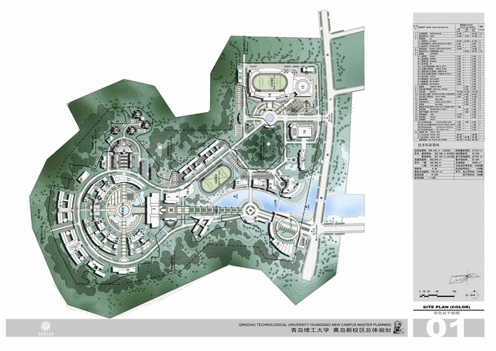 青岛理工大学新校区规划设计