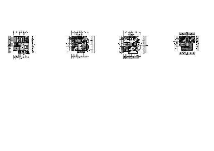 潘生别墅1-4层平面超经典图纸_图1