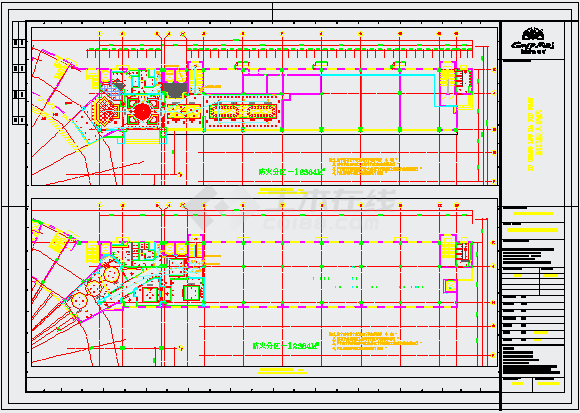 某地大型酒店电气系统cad设计施工图纸-图一