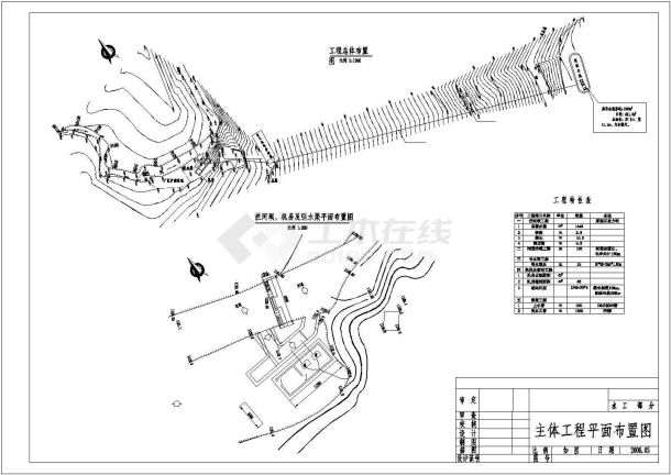 某水利工程供水站机房及引渠结构钢筋图-图二