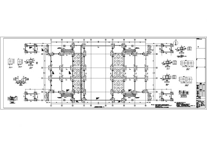 某地区单层框架结构城际铁路站房结构施工图_图1