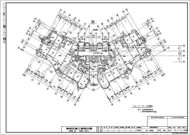 某高层住宅楼中央空调设计cad系统施工设计图-图二