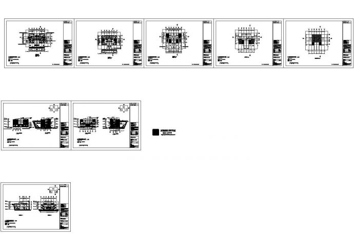 247平方米三层单体别墅建筑图纸（共8张）_图1