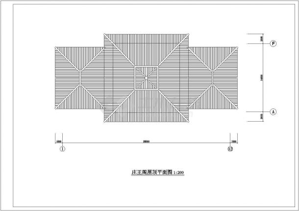 比较受欢迎的汉代庄王阁建筑方案图-图二