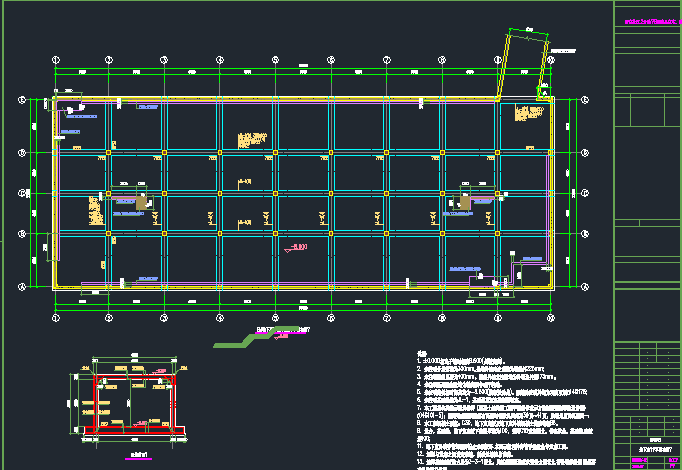 某地多层框架结构地下车库结构施工图_图1