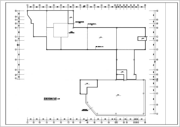 某中学教学楼电气设计cad平面图纸_图1
