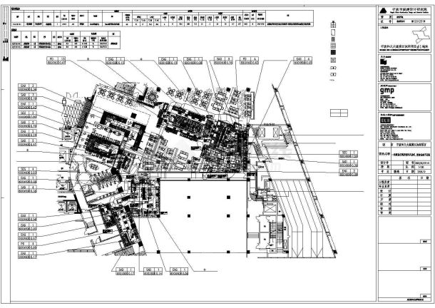 某五星级酒店西餐厅厨房暖通空调设计详细cad图纸-图一