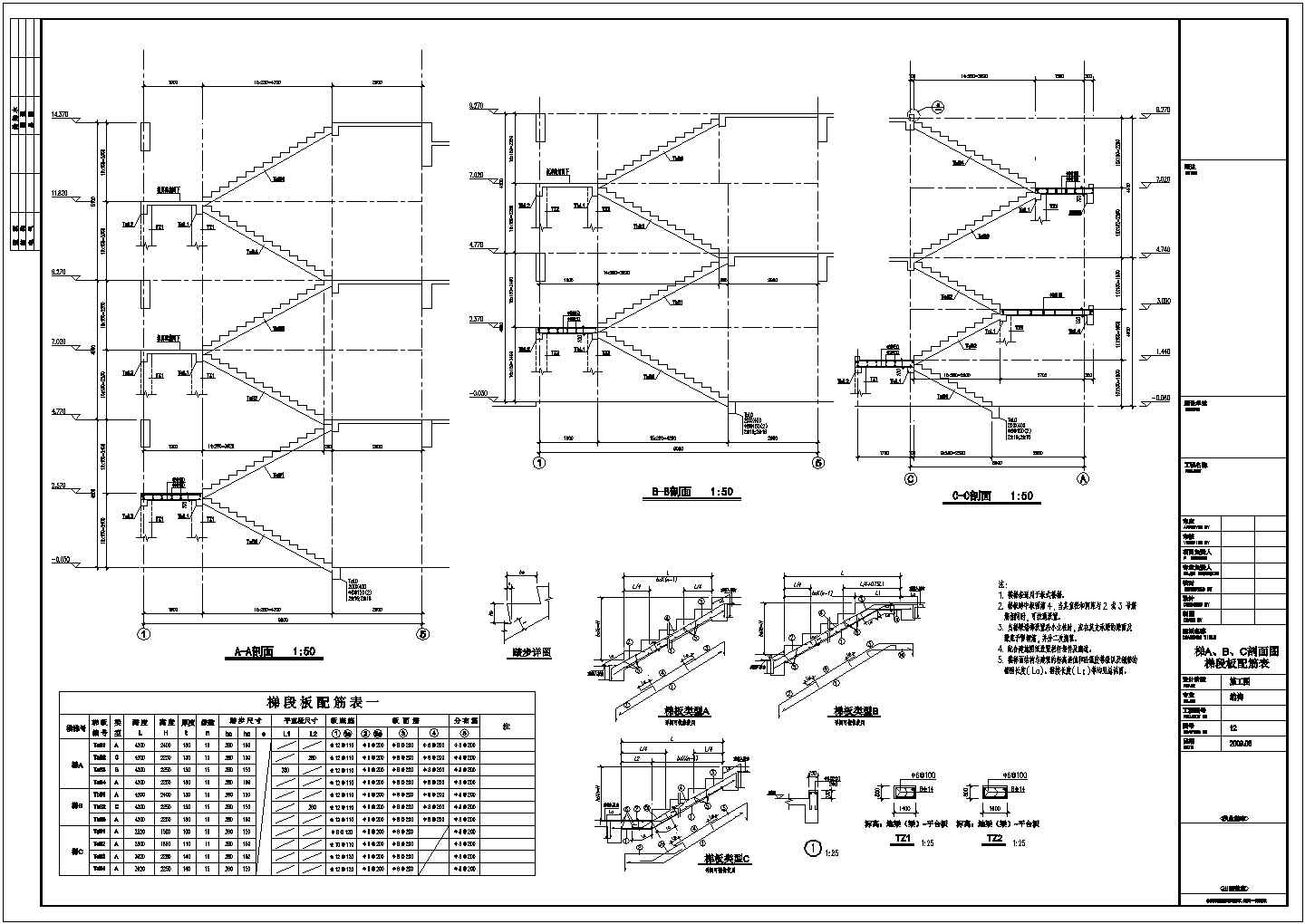 某地区地上三层框架结构大型超市结构施工图（含设计说明）