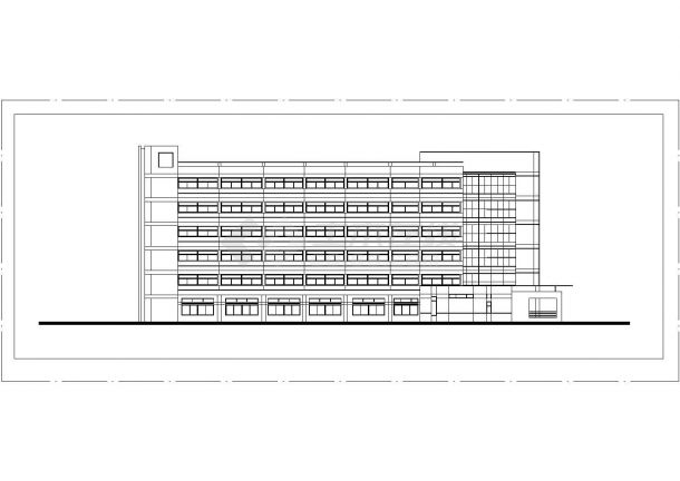 某地区中型医院建筑方案cad设计方案图纸-图二
