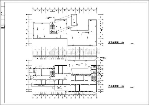某地小型独立门诊楼建建筑方案图（共5张）-图二