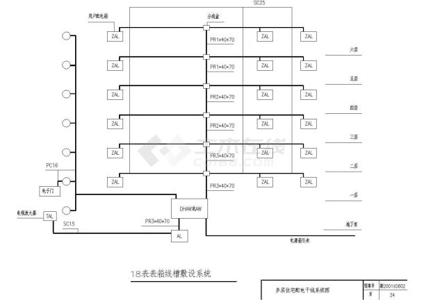 新2001XD802住宅电气设计方案及施工全套CAD详图-图二