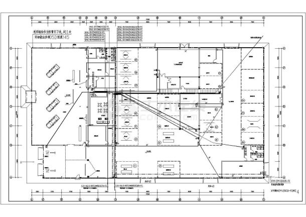 某地区展厅电气建筑施工图（共10张）-图二