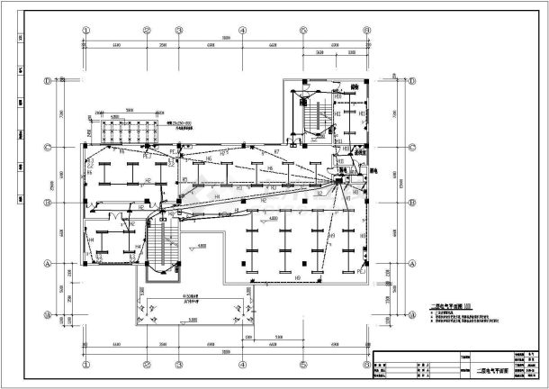 某市东山办公楼电气建筑施工图（全套）-图二