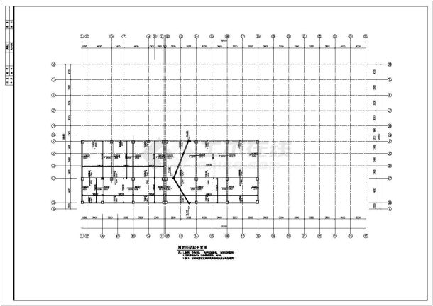 某地区别墅小区住宅结构设计CAD图-图二