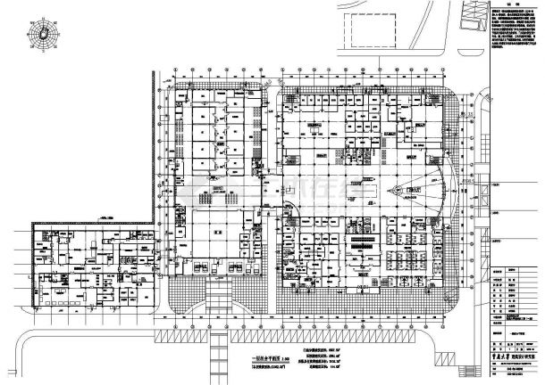 某三甲医院门诊楼建筑设计施工图纸-图二