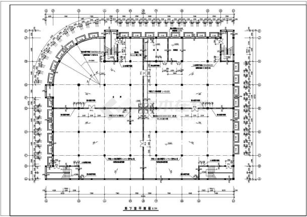 某地大型商场建筑施工图（含建筑说明）-图二