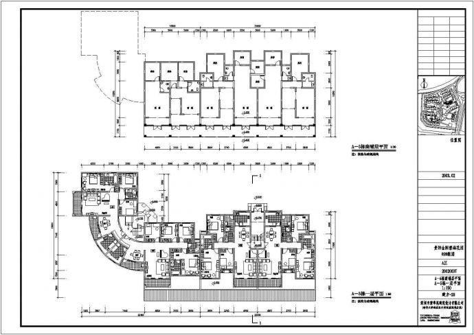某地小型学校公寓楼建筑设计方案图_图1