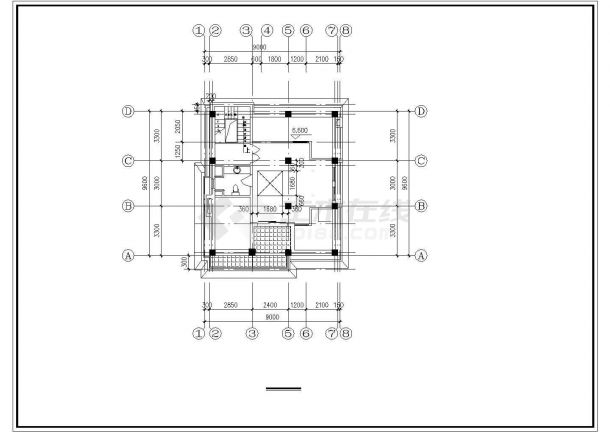 比较简单精美的别墅建筑设计方案图-图二