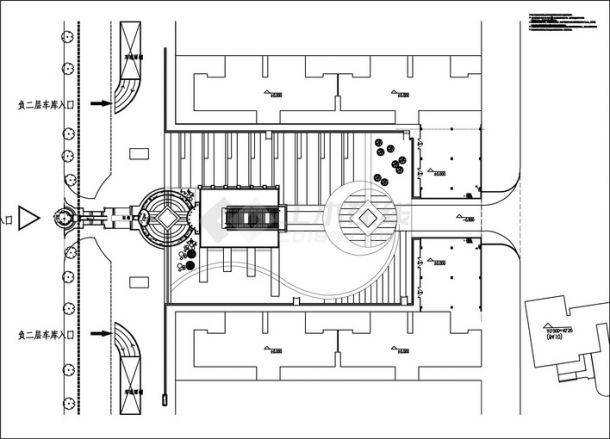 商业广场方案设计-图一