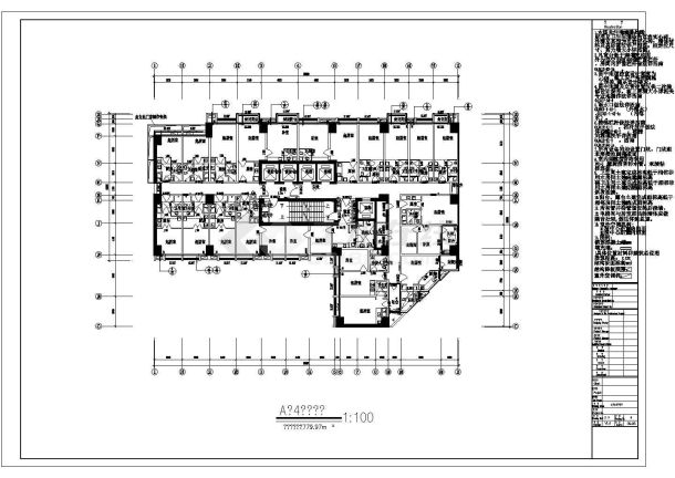 某高层国际大厦建筑群结构施工设计全套图-图二