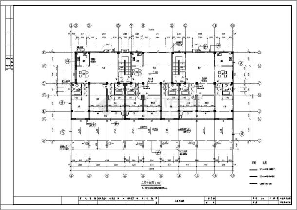 某地商住楼设计建筑施工图(含建筑说明)-图二