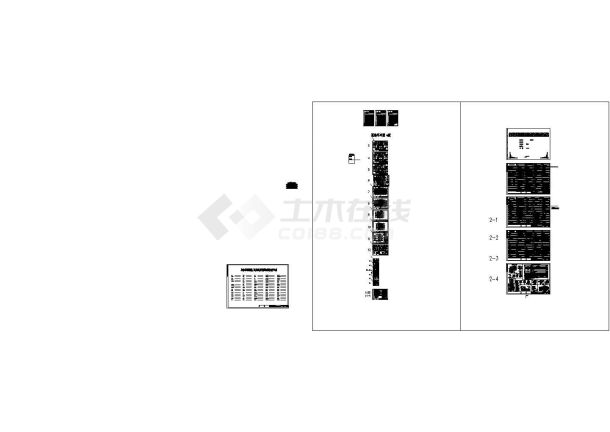 安徽三层法式双拼别墅建筑施工图（知名地产）-图一